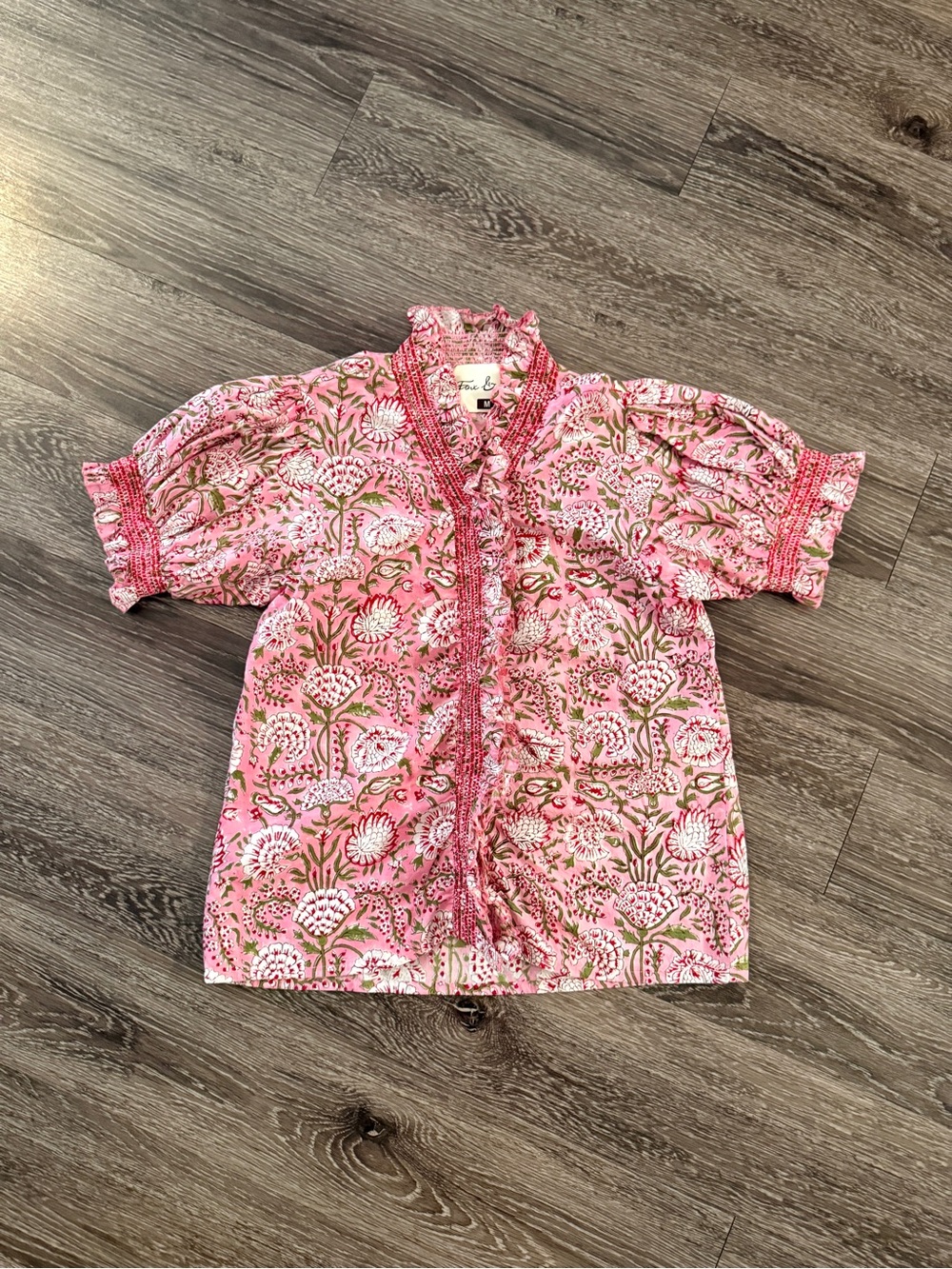 Fox & Hen The Della Ruffled Top